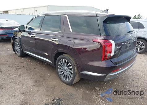 2025 Hyundai Palisade Calligraphy from USA, damaged, VIN KM8R7DGE2SU819823